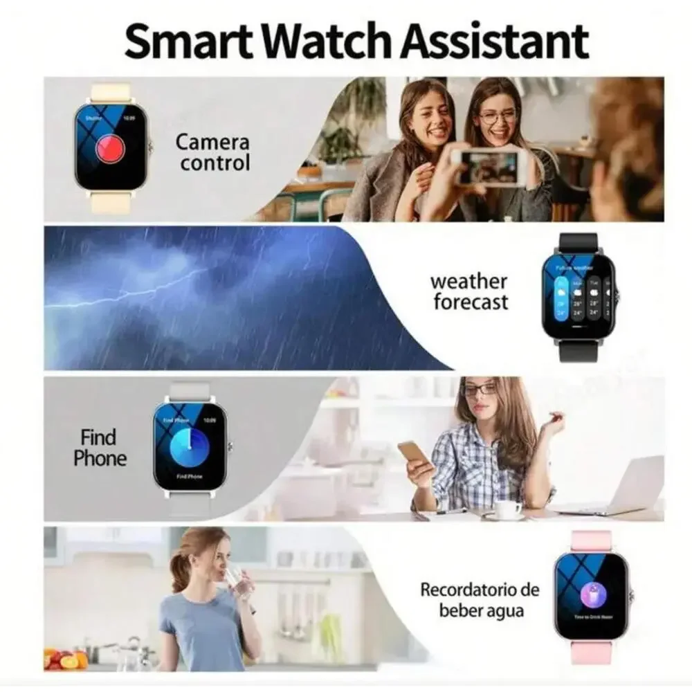 N/A black smartwatch